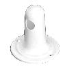 SOPORTE TOALLEROS PLASTICO BLANCO
