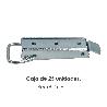 CIERRE CAJA CON ENGANCHE PLANO 120 MM. (CAJA 25 UNIDADES)