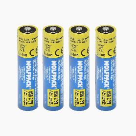 PILA LITIO RECARGABLE AAA 1,5V USB-C (4 UNIDADES)