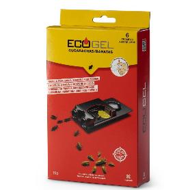 ECOGEL CUCARACHAS TRAMPA 15 GR CAJA 6