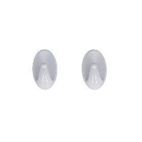COLGADOR ORYX  BLANCO GRANDE (BLISTER  2 UNIDADES) ADHESIVO