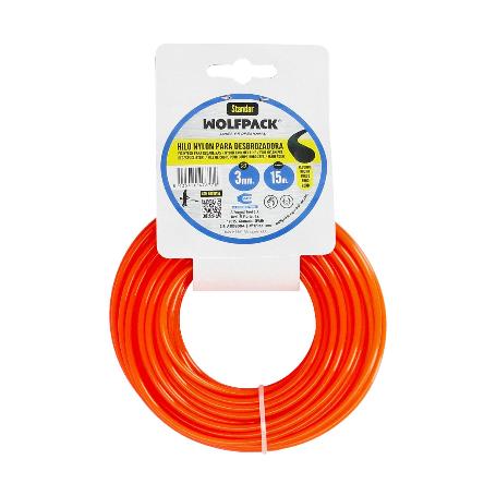 HILO NYLON REDONDO Ø 3,0 MM. (ROLLO 15 METROS)