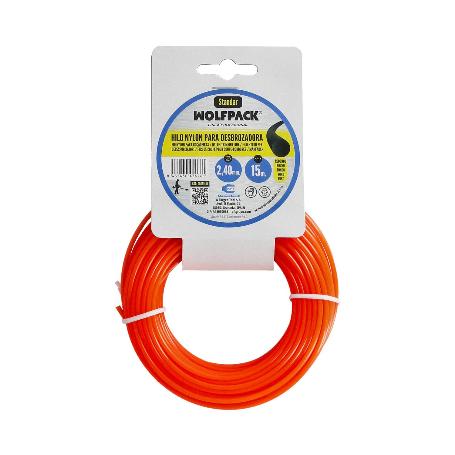 HILO NYLON REDONDO Ø 2,4 MM. (ROLLO 15 METROS)