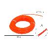 HILO NYLON REDONDO Ø 2,4 MM. (ROLLO 15 METROS)