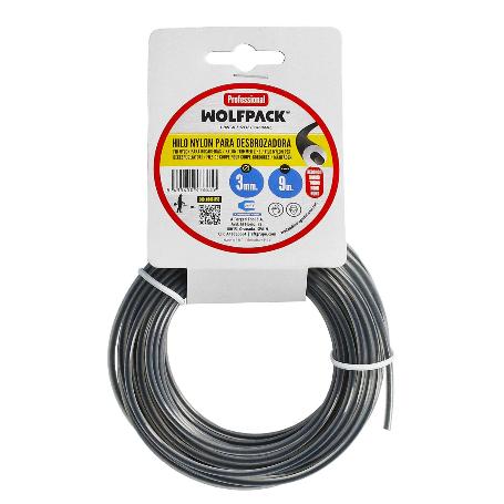 HILO NYLON REDONDO PROFESIONAL Ø 3,0 MM. (ROLLO 9 METROS)
