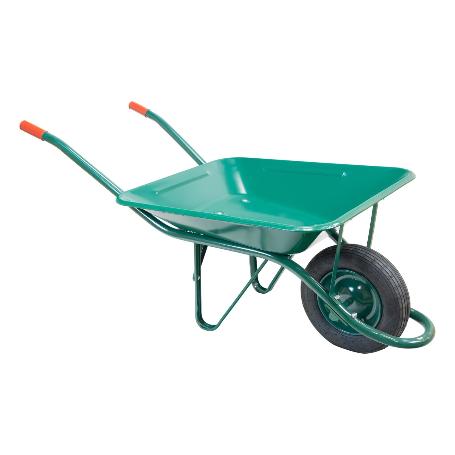 CARRETILLA OBRA VERDE METÁLICA DESMONTADA