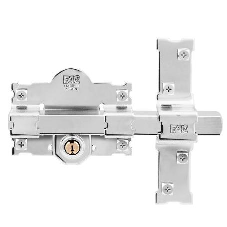 CERROJO FAC 101-L /105 NIQUELADO. LLAVES IGUALES
