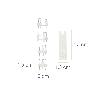 COLGADOR WOLFPACK 299H (BL. 4U) CLAVAR
