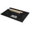 TALOCHA PLASTICO 32 X 22 CM. MANGO MADERA NEGRA CON ALVEOLOS