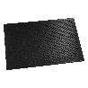 TALOCHA PLASTICO 32 X 22 CM. MANGO MADERA NEGRA CON ALVEOLOS