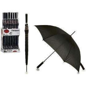 PARAGUAS MANGO ALUMINIO NEGRO 55702
