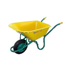 CARRETILLA OBRA NYLON PL. 100L RUEDA NEUMATICA