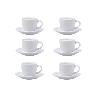 TAZAS CAFE 9 CL + PLATO PORCELANA NEW RENOVA