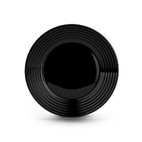 PLATO POSTRE HARENA NEGRO 19 CM