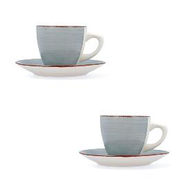 TAZAS CON PLATO VITA AQUA 22 CL