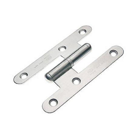 PERNIO 405 DERECHA CANTO REDONDO CROMO MATE