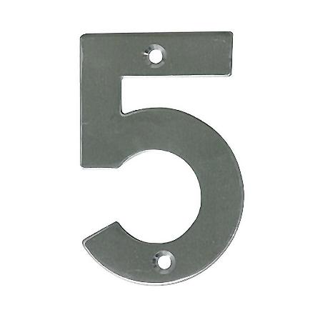 NUMERO 5 -M.4 INOX.18/8 10CM.