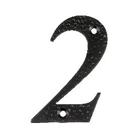 NUMERO 2 -M.4 NEGRO 10CM.