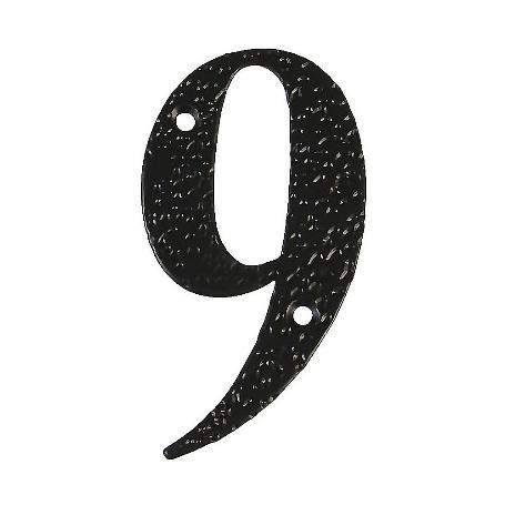 NUMERO 9 -M.4 NEGRO 10CM.