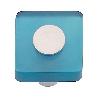 POMO CUADRADO METACRILATO AZUL 621AZ