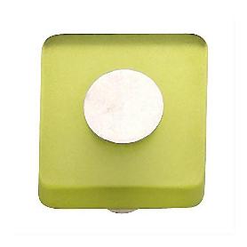 POMO CUADRADO METACRILATO VERDE 621VE