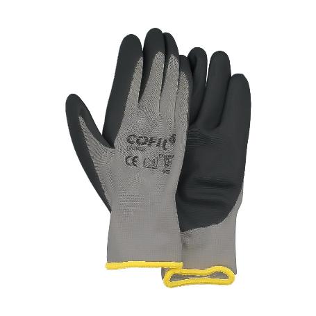 GUANTE NITRILO GRIS T-10