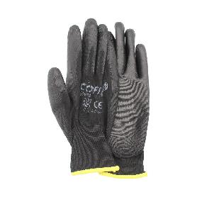 GUANTE POLIURETANO NEGRO T-8