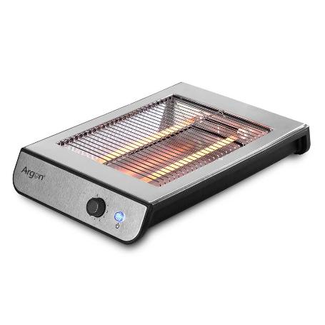 TOSTADOR HORIZONTAL PLANO INOXIDABLE 600W