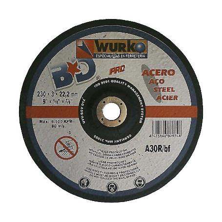 DISCO ABRASIVO 230X3X22 CORTE HIERRO