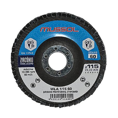 DISCO LAMINAS WLA 115 G60 INOXIDABLE