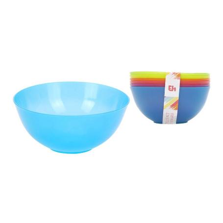 TAZONES BOLS PLASTICO 13X6 CM 6 PIEZAS