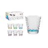 VASOS FONDO COLOR 310 ML 6 PIEZAS