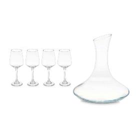 DECANTADOR 1,8 L + 4 COPAS 420 ML