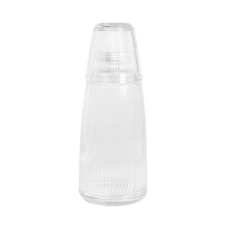 BOTELLA VIDRIO + VASO ROSCA 1 LITRO