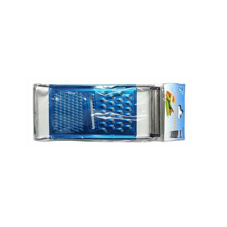 RALLADOR PLANO INOXIDABLE 3 USOS 26,5 CM