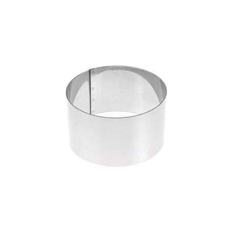 MOLDE COCINA REDONDO INOXIDABLE 8X4 CM