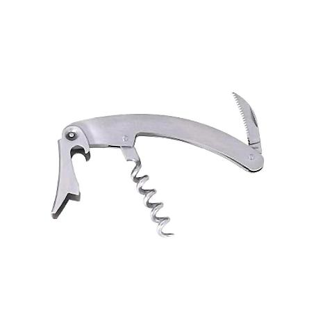 SACACORCHOS 2 GOLPES ACERO INOXIDABLE