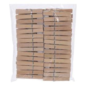 PINZAS ROPA MADERA 10 CM 48 PIEZAS