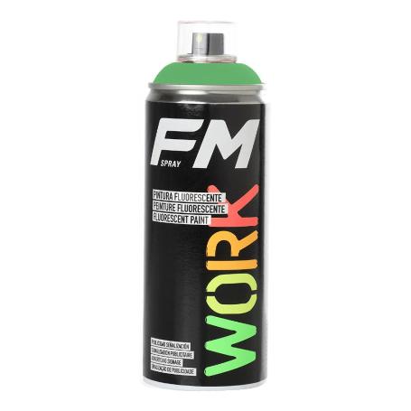 PINTURA SPRAY FLUORESCENTE RAL6038 VERDE 400ML