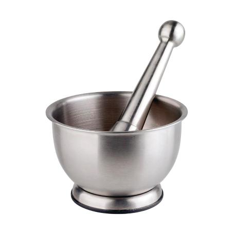 MORTERO INOXIDABLE CON MANO 2702