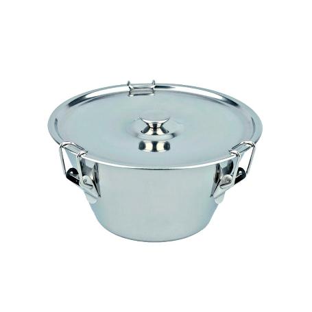 FLANERO INOXIDABLE CON TAPA 20 CM 3322