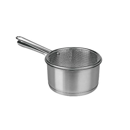 CAZO INOXIDABLE + CESTILLO FREIDOR 16 CM