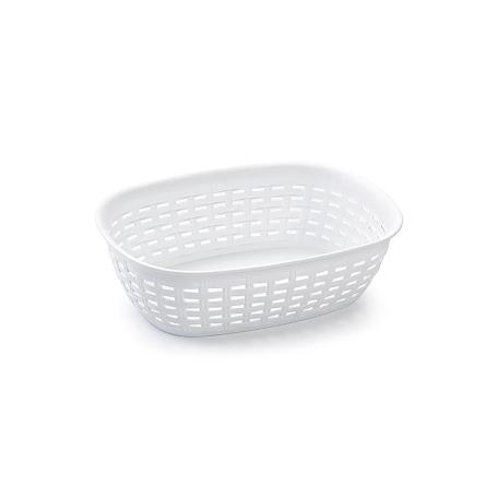 CESTA PANERA RATTAN BLANCA