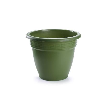 MACETA REDONDA 35X35X28,5 CM VERDE