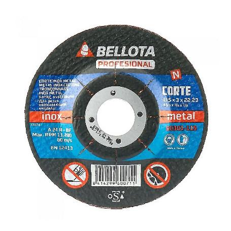 DISCO ABRASIVO METAL.115X3-50301