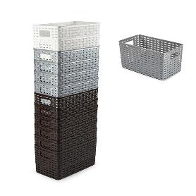 CESTA RATTAN N1 5L 28X15 CM SURTIDA