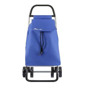 CARRO COMPRA SAQUET LN 4 RUEDAS AZUL