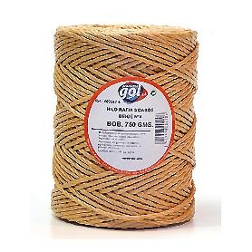 CUERDA RAFIA 3 CABOS N4 FINA BEIG 750GR