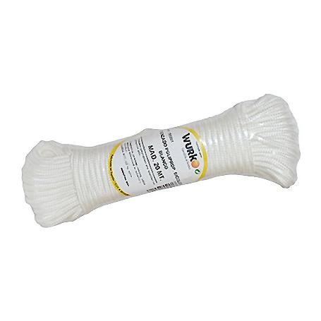 CUERDA TRENZADA POLIPROPILENO BLANCA 20MT