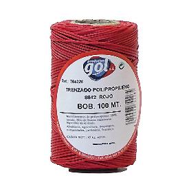 CUERDA LINEA TRENZADA ROJA 4226 100MT